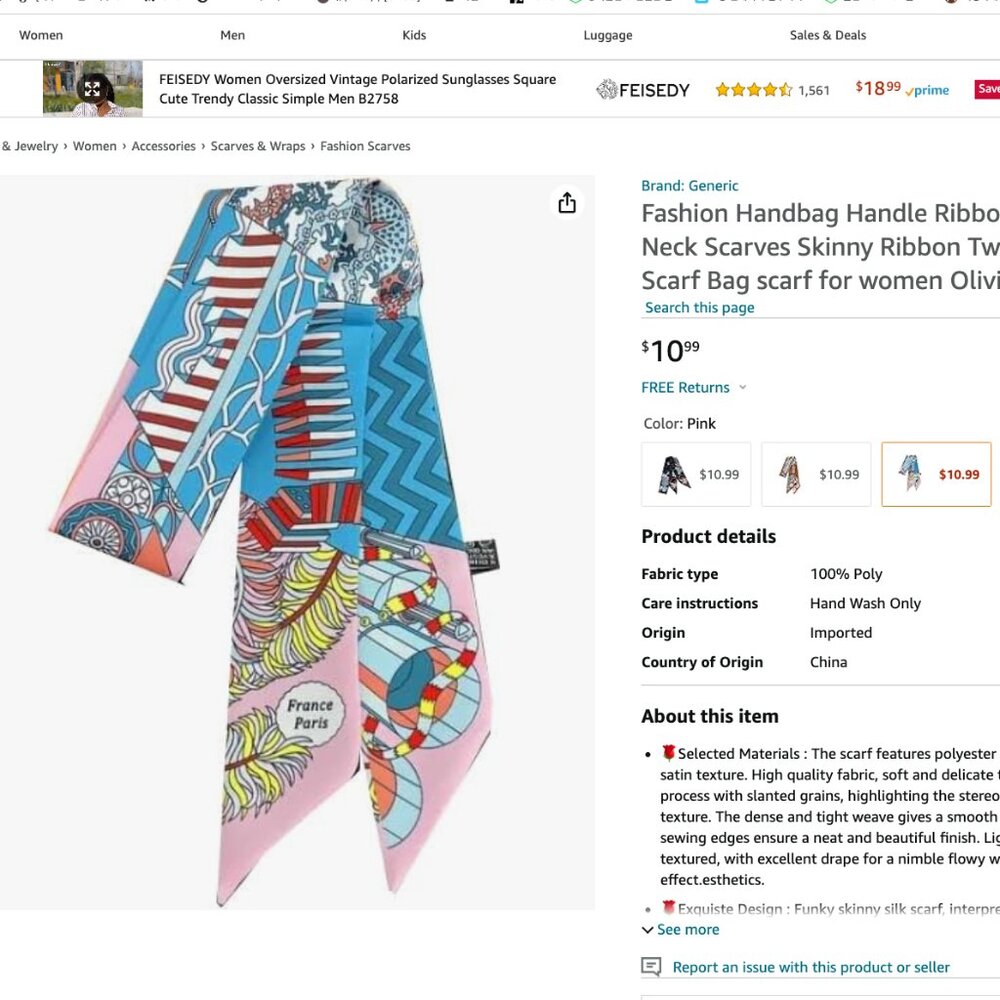 Twilly Bandana scarf - NEW in the package.